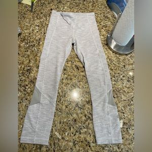 Lulu Lemon Leggings- Grey Striped